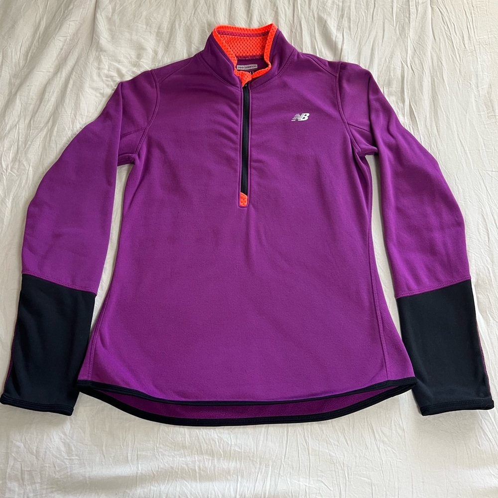 New Balance‎ Purple Fleece Pullove Size Small